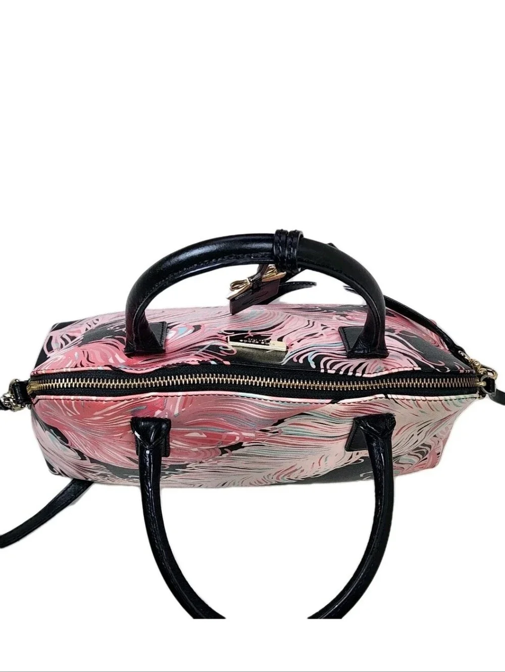 KATE SPADE Brightwater Drive Rachelle Convertible Satchel Regal Plume Feathers